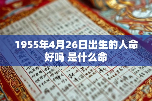 1955年4月26日出生的人命好吗 是什么命