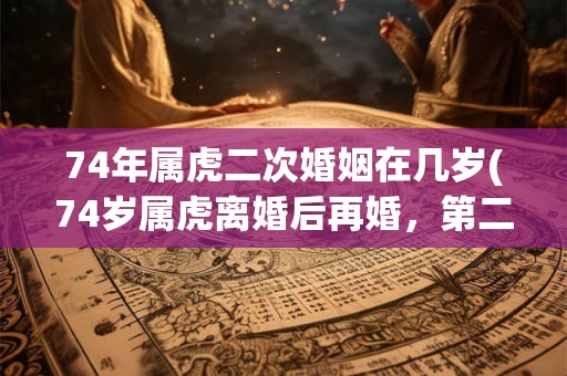 74年属虎二次婚姻在几岁(74岁属虎离婚后再婚，第二次婚姻在哪个年龄段达到高峰？)