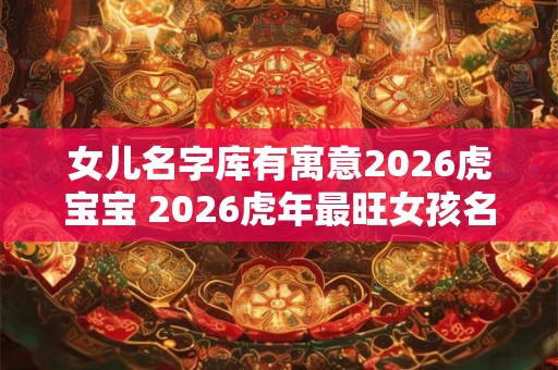 女儿名字库有寓意2026虎宝宝 2026虎年最旺女孩名字
