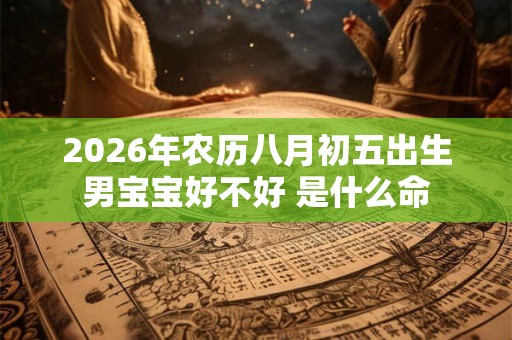 2026年农历八月初五出生男宝宝好不好 是什么命