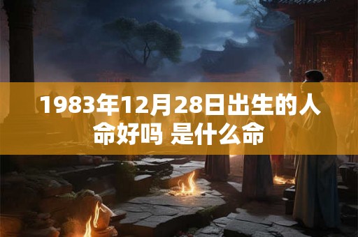 1983年12月28日出生的人命好吗 是什么命