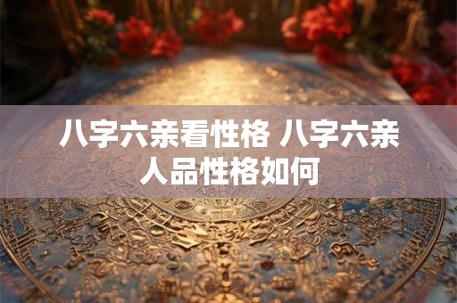 八字六亲看性格 八字六亲人品性格如何