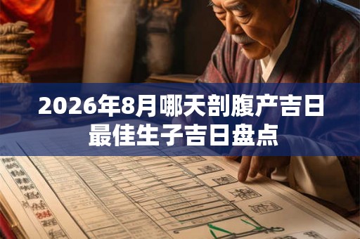 2026年8月哪天剖腹产吉日 最佳生子吉日盘点 2026年8月哪天剖腹产吉日 最佳生子吉日盘点