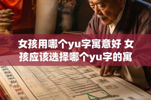 女孩用哪个yu字寓意好 女孩应该选择哪个yu字的寓意比较好