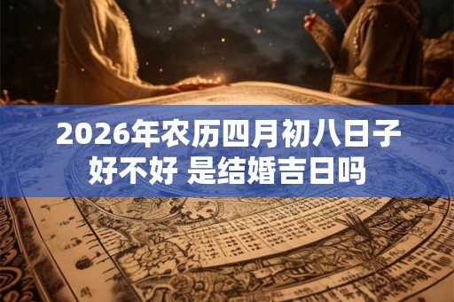 2026年农历四月初八日子好不好 是结婚吉日吗