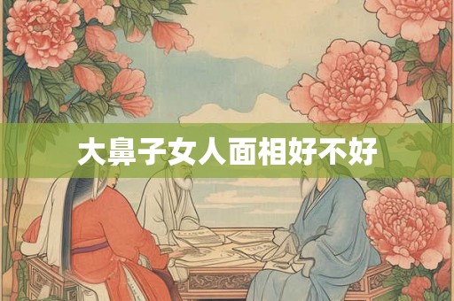大鼻子女人面相好不好