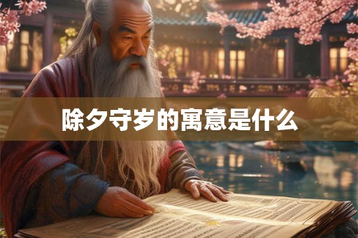 除夕守岁的寓意是什么 除夕守岁的寓意是什么