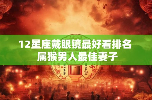 12星座戴眼镜最好看排名 属猴男人最佳妻子 12星座戴眼镜最好看排名 属猴男人最佳妻子