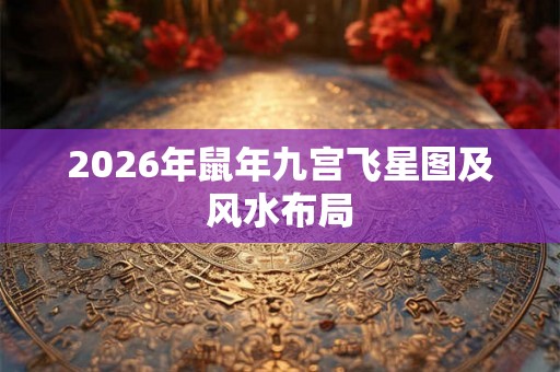 2026年鼠年九宫飞星图及风水布局