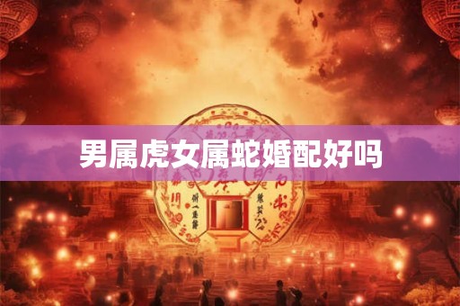 男属虎女属蛇婚配好吗