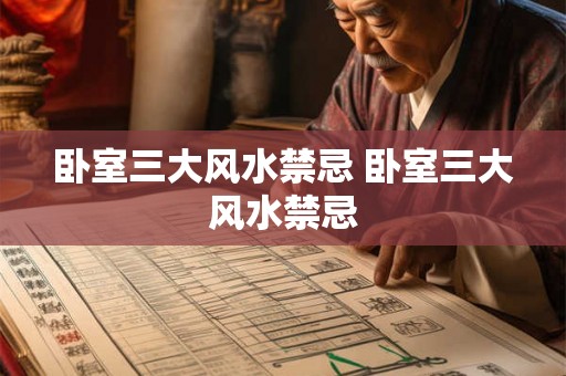 卧室三大风水禁忌 卧室三大风水禁忌