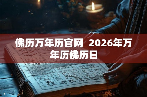 佛历万年历官网  2026年万年历佛历日