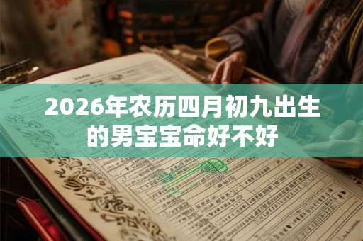 2026年农历四月初九出生的男宝宝命好不好