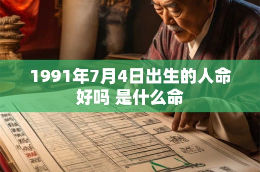 1991年7月4日出生的人命好吗 是什么命