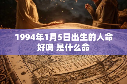 1994年1月5日出生的人命好吗 是什么命 1994年1月5日出生的人命好吗 是什么命