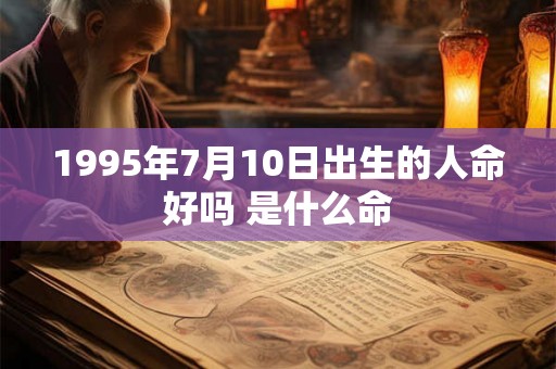 1995年7月10日出生的人命好吗 是什么命