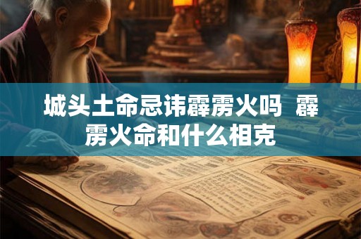 城头土命忌讳霹雳火吗 霹雳火命和什么相克 城头土命忌讳霹雳火吗 霹雳火命和什么相克