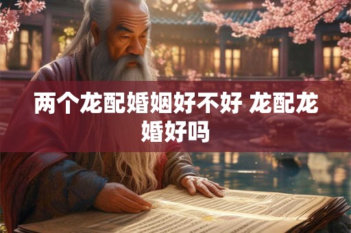 两个龙配婚姻好不好 龙配龙婚好吗