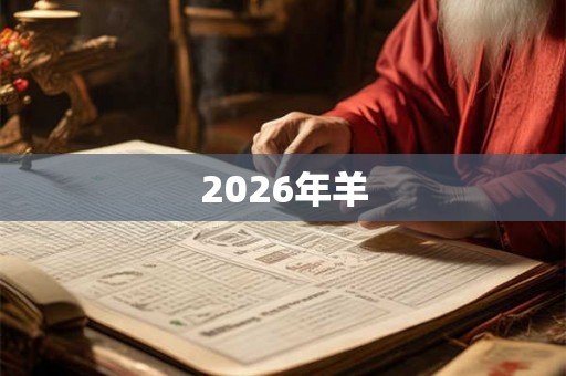 2026年羊