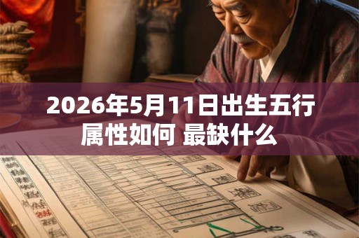 2026年5月11日出生五行属性如何 最缺什么