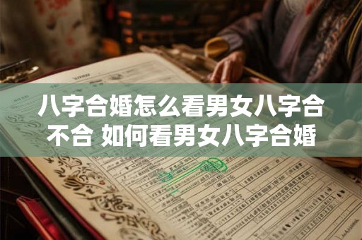 八字合婚怎么看男女八字合不合 如何看男女八字合婚是否合适