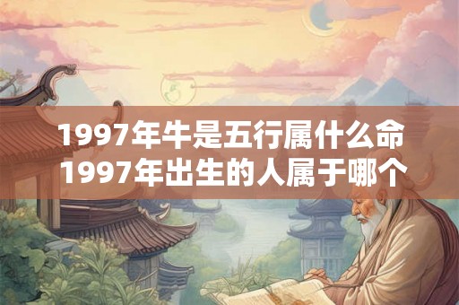 1997年牛是五行属什么命 1997年出生的人属于哪个五行命格