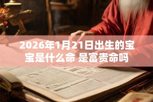 2026年1月21日出生的宝宝是什么命 是富贵命吗