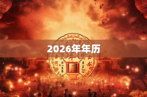 2026年年历 2026年年历