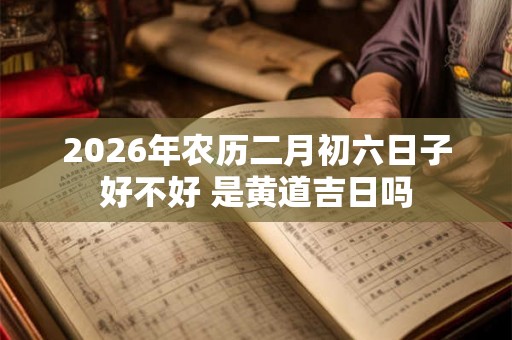2026年农历二月初六日子好不好 是黄道吉日吗