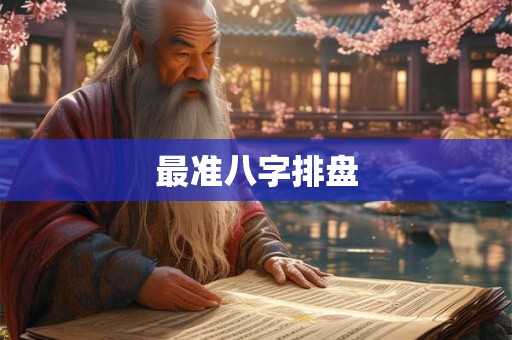 最准八字排盘