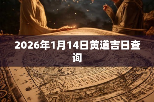 2026年1月14日黄道吉日查询 2026年1月14日黄道吉日查询