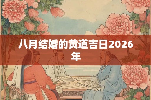 八月结婚的黄道吉日2026年 八月结婚的黄道吉日2026年