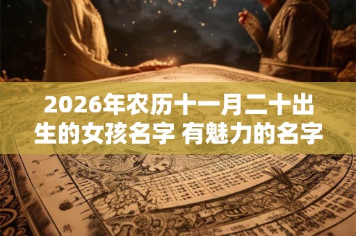 2026年农历十一月二十出生的女孩名字 有魅力的名字精选
