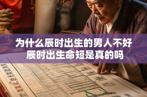 为什么辰时出生的男人不好 辰时出生命短是真的吗