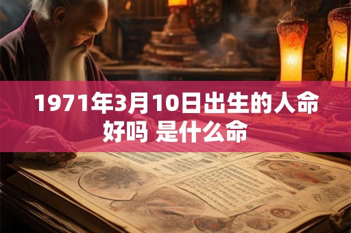 1971年3月10日出生的人命好吗 是什么命 1971年3月10日出生的人命好吗 是什么命