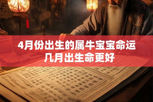 4月份出生的属牛宝宝命运  几月出生命更好