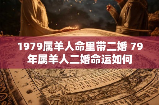 1979属羊人命里带二婚 79年属羊人二婚命运如何 1979属羊人命里带二婚 79年属羊人二婚命运如何