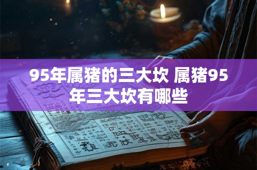 95年属猪的三大坎 属猪95年三大坎有哪些