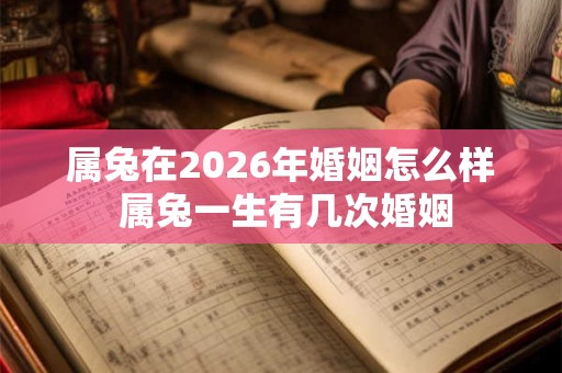 属兔在2026年婚姻怎么样 属兔一生有几次婚姻