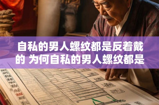 自私的男人螺纹都是反着戴的 为何自私的男人螺纹都是反着戴的