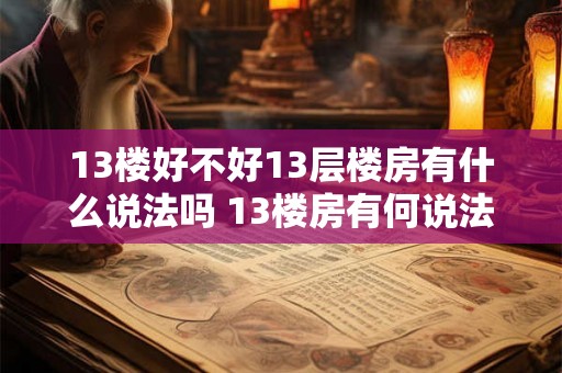 13楼好不好13层楼房有什么说法吗 13楼房有何说法