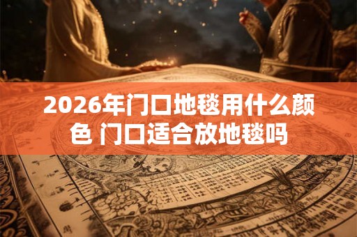 2026年门口地毯用什么颜色 门口适合放地毯吗