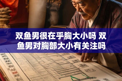双鱼男很在乎胸大小吗 双鱼男对胸部大小有关注吗