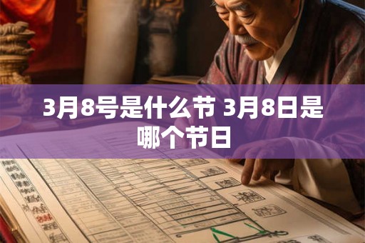 3月8号是什么节 3月8日是哪个节日