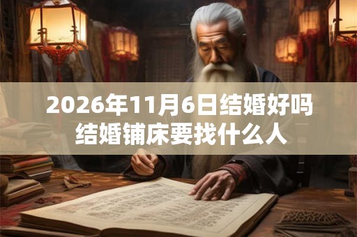 2026年11月6日结婚好吗 结婚铺床要找什么人 2026年11月6日结婚好吗 结婚铺床要找什么人
