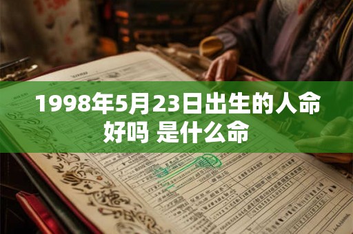1998年5月23日出生的人命好吗 是什么命