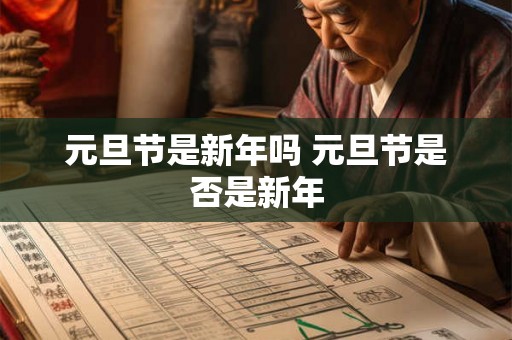 元旦节是新年吗 元旦节是否是新年