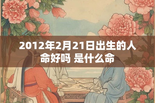 2012年2月21日出生的人命好吗 是什么命