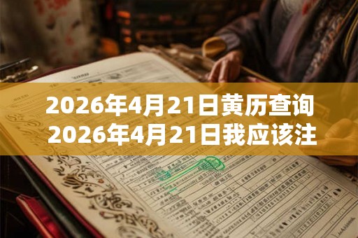 2026年4月21日黄历查询 2026年4月21日我应该注意什么黄历忌讳