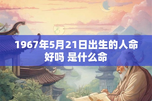 1967年5月21日出生的人命好吗 是什么命 1967年5月21日出生的人命好吗 是什么命
